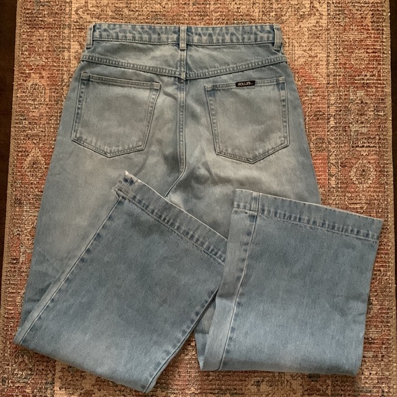 Rollas light wash wide leg jeans | Anthropologie jeans size 30 - Picture 2 of 4